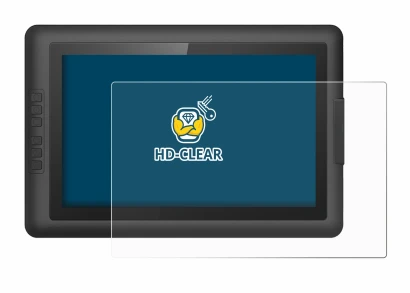 Immagine del dispositivo XP-Pen Artist 15.6 con un'ampia varietà di protezioni per lo schermo.