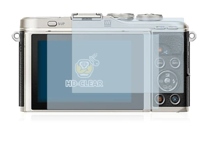 Immagine del dispositivo Olympus PEN E-PL9 con un'ampia varietà di protezioni per lo schermo.