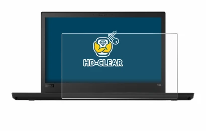 Immagine del dispositivo Lenovo ThinkPad T480 con un'ampia varietà di protezioni per lo schermo.