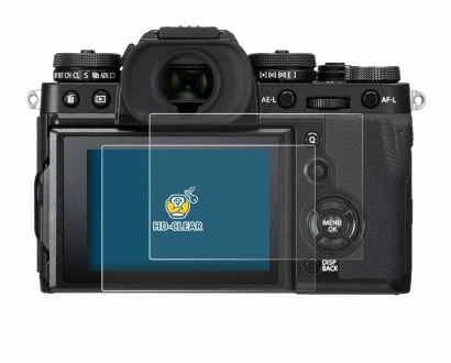 Immagine del dispositivo Fujifilm X-T3 con un'ampia varietà di protezioni per lo schermo.