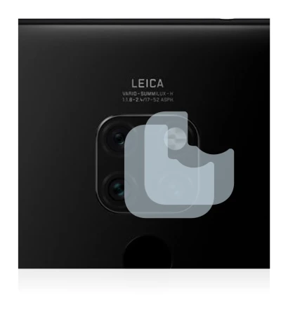 Immagine del dispositivo Huawei Mate 20 (SOLO Fotocamera) con un'ampia varietà di protezioni per lo schermo.