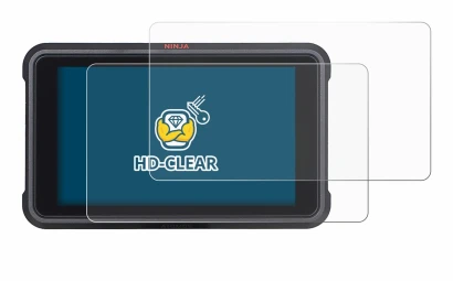 Immagine del dispositivo Atomos Ninja V con un'ampia varietà di protezioni per lo schermo.