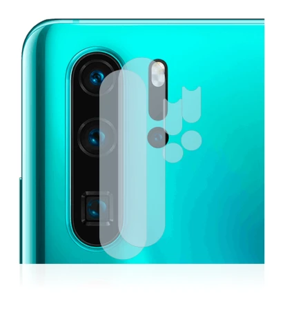Immagine del dispositivo Huawei P30 Pro (SOLO Fotocamera) con un'ampia varietà di protezioni per lo schermo.