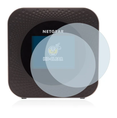 Immagine del dispositivo Netgear Nighthawk M1 con un'ampia varietà di protezioni per lo schermo.