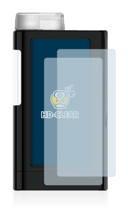 Immagine del dispositivo Mylife YpsoPump con un'ampia varietà di protezioni per lo schermo.