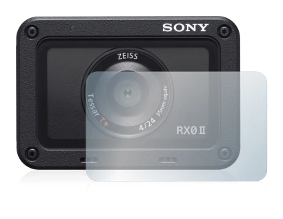 Immagine del dispositivo Sony DSC-RX0M2 (RX0 II) (Lente) con un'ampia varietà di protezioni per lo schermo.