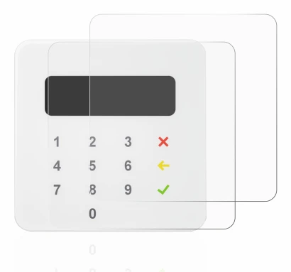 Immagine del dispositivo SumUp Air con un'ampia varietà di protezioni per lo schermo.