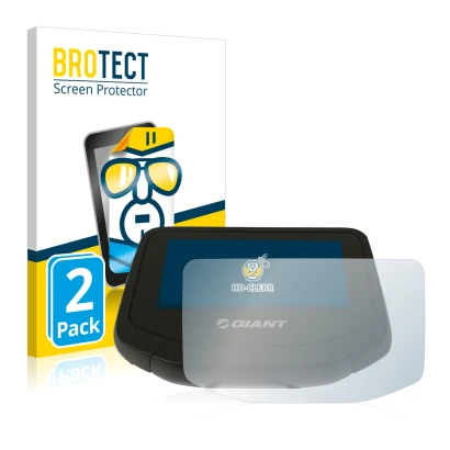 Parte frontale di una confezione del prodotto con il logo del marchio BROTECT. Accanto è raffigurato il dispositivo Giant Ride