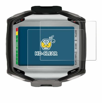 Immagine del dispositivo Mares Quad con un'ampia varietà di protezioni per lo schermo.
