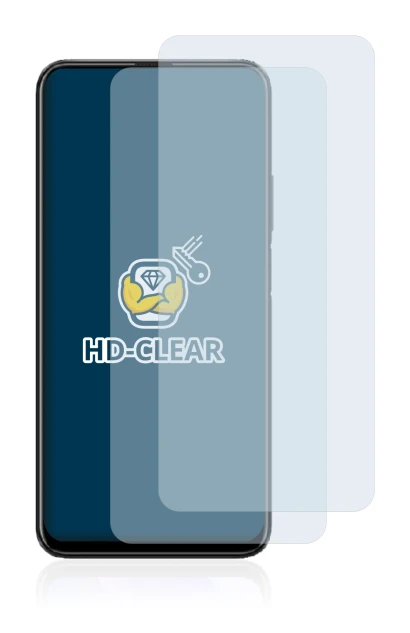Immagine del dispositivo Honor 9X con un'ampia varietà di protezioni per lo schermo.