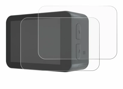 Immagine del dispositivo Akaso V50X con un'ampia varietà di protezioni per lo schermo.