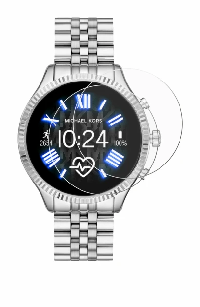 Immagine del dispositivo Michael Kors Access Lexington 2 con un'ampia varietà di protezioni per lo schermo.