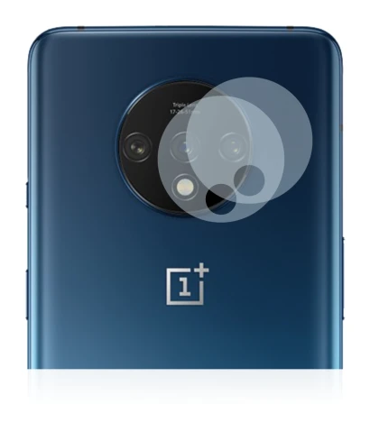 Immagine del dispositivo OnePlus 7T (SOLO Fotocamera) con un'ampia varietà di protezioni per lo schermo.