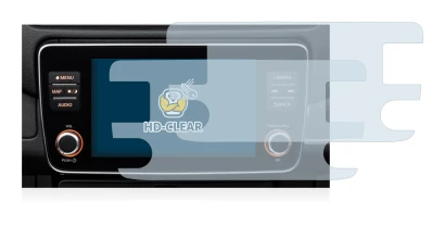 Immagine del dispositivo Nissan Leaf E Plus Infotainment System con un'ampia varietà di protezioni per lo schermo.