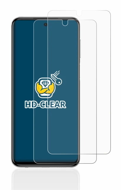 Immagine del dispositivo Xiaomi Redmi Note 9S con un'ampia varietà di protezioni per lo schermo.