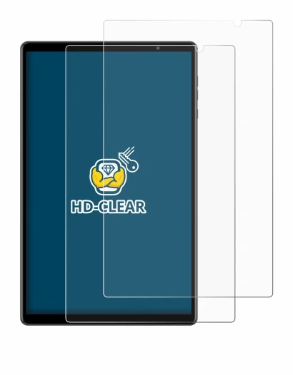 Immagine del dispositivo Teclast P10S con un'ampia varietà di protezioni per lo schermo.