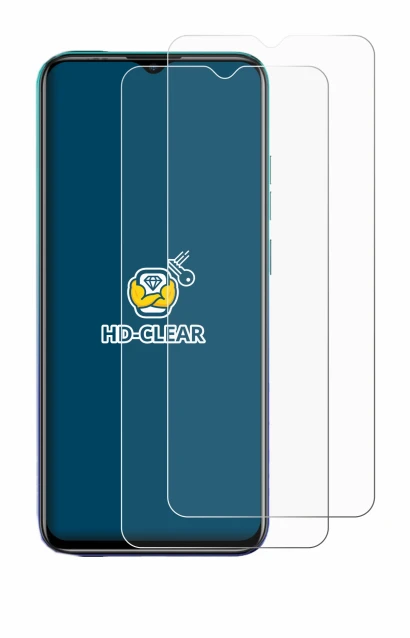 Immagine del dispositivo Ulefone Note 9P con un'ampia varietà di protezioni per lo schermo.