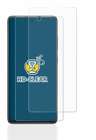 Immagine del dispositivo Samsung Galaxy S20 FE con un'ampia varietà di protezioni per lo schermo.