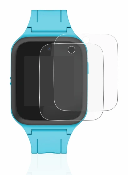 Immagine del dispositivo TCL Movetime FamilyWatch Kids MT40X con un'ampia varietà di protezioni per lo schermo.