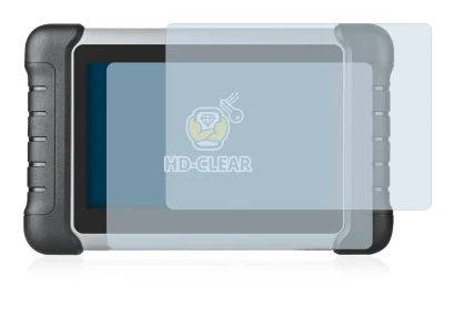 Immagine del dispositivo Autel MaxiCOM MK808 con un'ampia varietà di protezioni per lo schermo.