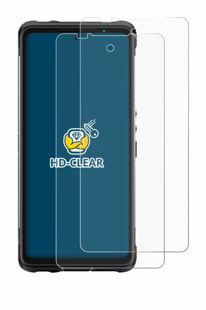 Immagine del dispositivo Ulefone Armor 10 5G con un'ampia varietà di protezioni per lo schermo.