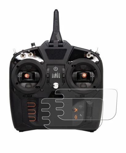 Immagine del dispositivo Spektrum NX8 con un'ampia varietà di protezioni per lo schermo.