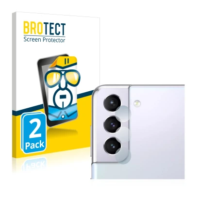 Parte frontale di una confezione del prodotto con il logo del marchio BROTECT. Accanto è raffigurato il dispositivo Samsung Ga