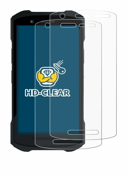 Immagine del dispositivo Zebra TC26 con un'ampia varietà di protezioni per lo schermo.