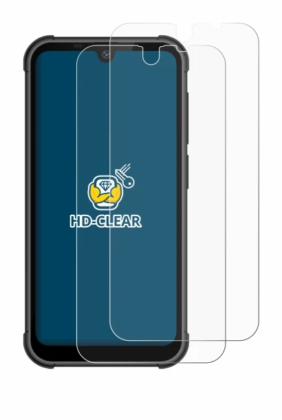 Immagine del dispositivo Beafon MX1 con un'ampia varietà di protezioni per lo schermo.