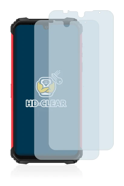 Immagine del dispositivo Ulefone Armor 8 Pro con un'ampia varietà di protezioni per lo schermo.