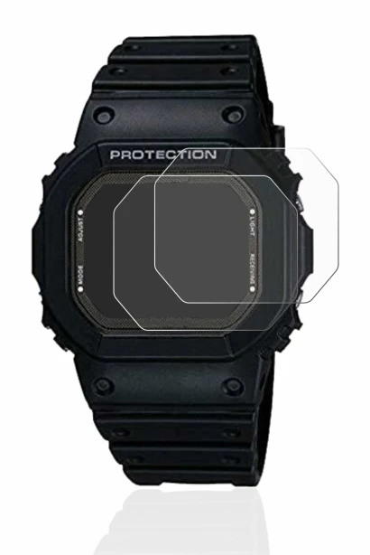 Immagine del dispositivo Casio G-Shock GW-5000-1JF con un'ampia varietà di protezioni per lo schermo.
