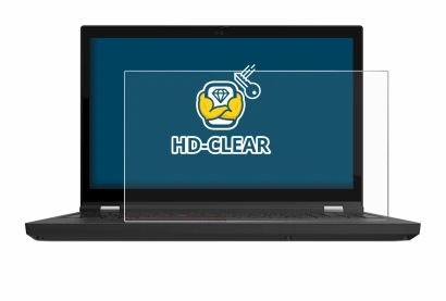 Immagine del dispositivo Lenovo ThinkPad P15 Gen 2 con un'ampia varietà di protezioni per lo schermo.