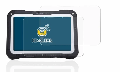 Immagine del dispositivo Panasonic Toughbook FZ-G2 con un'ampia varietà di protezioni per lo schermo.