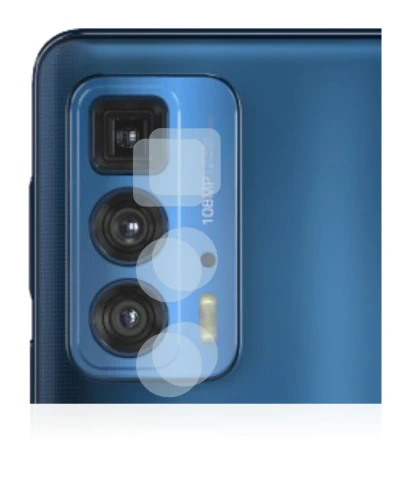 Immagine del dispositivo Motorola Edge 20 Pro (SOLO Fotocamera) con un'ampia varietà di protezioni per lo schermo.