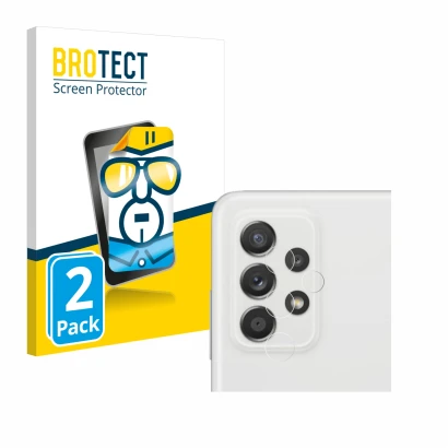 Parte frontale di una confezione del prodotto con il logo del marchio BROTECT. Accanto è raffigurato il dispositivo Samsung Ga