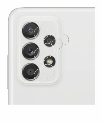 Immagine del dispositivo Samsung Galaxy A52s 5G (SOLO Fotocamera) con un'ampia varietà di protezioni per lo schermo.