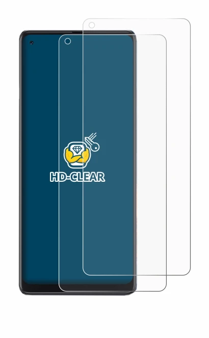 Immagine del dispositivo Cubot Max 3 con un'ampia varietà di protezioni per lo schermo.