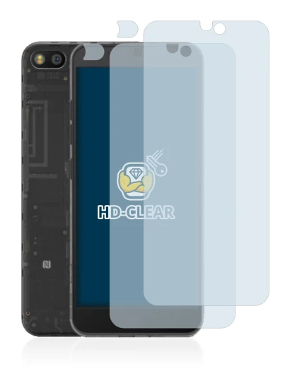Immagine del dispositivo Fairphone 3 (Fronte+Fotocamera) con un'ampia varietà di protezioni per lo schermo.