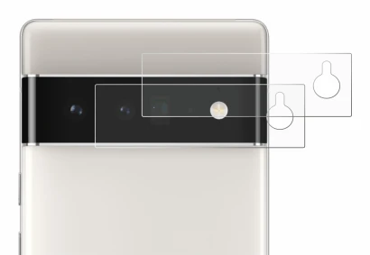 Immagine del dispositivo Google Pixel 6 Pro (SOLO Fotocamera) con un'ampia varietà di protezioni per lo schermo.