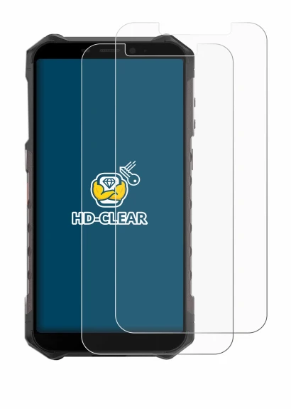 Immagine del dispositivo Ulefone Armor X9 Pro con un'ampia varietà di protezioni per lo schermo.