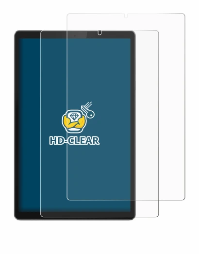 Immagine del dispositivo Lenovo Tab TB-X306F con un'ampia varietà di protezioni per lo schermo.