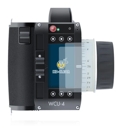 Immagine del dispositivo Arri WCU-4 con un'ampia varietà di protezioni per lo schermo.