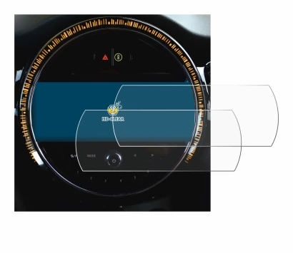 Immagine del dispositivo Mini Cooper 2021 Infotainment System 8.8" con un'ampia varietà di protezioni per lo schermo.