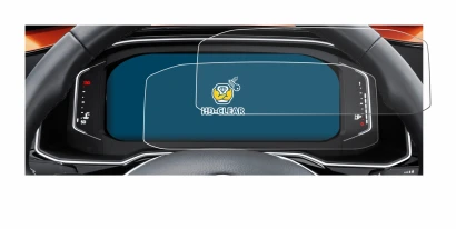 Immagine del dispositivo Volkswagen Polo 6 Digital Cockpit Pro con un'ampia varietà di protezioni per lo schermo.