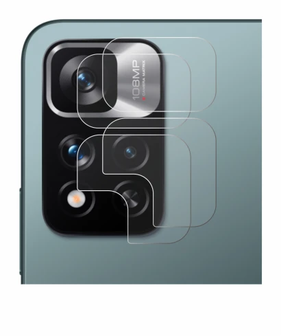 Immagine del dispositivo Xiaomi Redmi Note 11 Pro+ 5G (SOLO Fotocamera) con un'ampia varietà di protezioni per lo schermo.