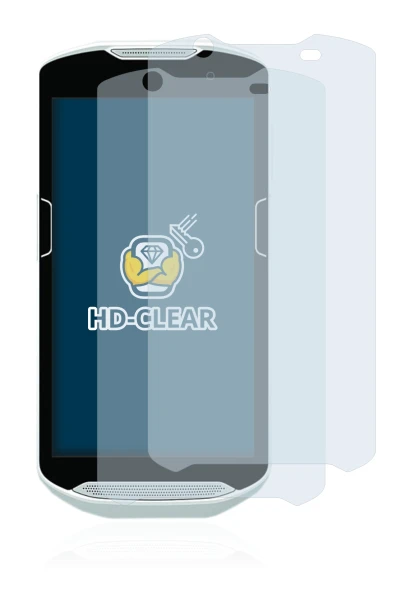 Immagine del dispositivo Zebra TC52 con un'ampia varietà di protezioni per lo schermo.