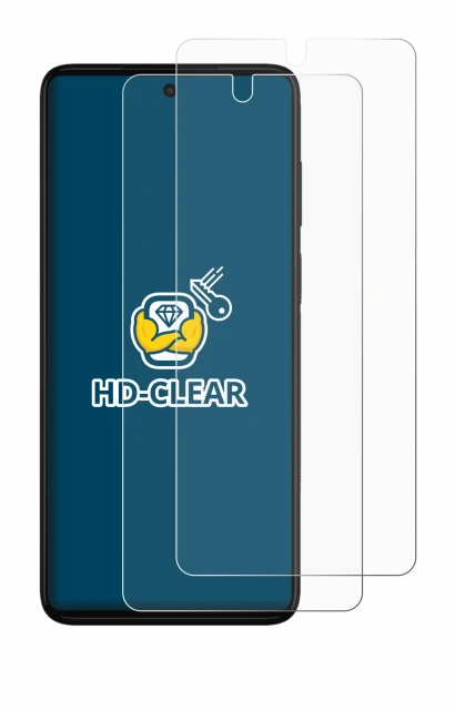 Immagine del dispositivo Motorola Moto G52 con un'ampia varietà di protezioni per lo schermo.