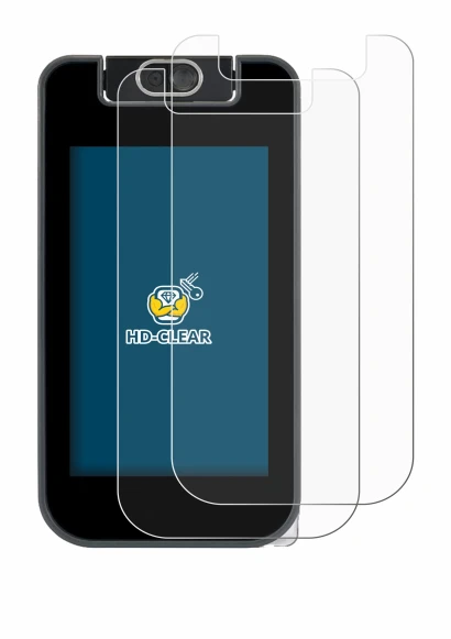 Immagine del dispositivo Vtech KidiBuzz 3 con un'ampia varietà di protezioni per lo schermo.