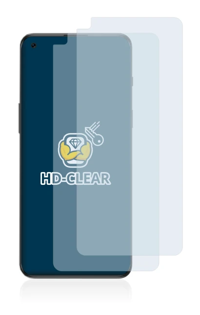 Immagine del dispositivo OnePlus Nord 2T 5G con un'ampia varietà di protezioni per lo schermo.