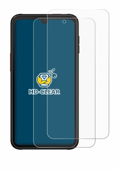 Immagine del dispositivo Samsung Galaxy Xcover 6 Pro con un'ampia varietà di protezioni per lo schermo.